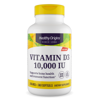 Vitamin D3 10.000 IU 360 softgels HEALTHY Origins